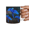 Hyacinth Macaw Parrot Print 360 Mug