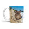 Cute Burmese Cat Print 360 Mug