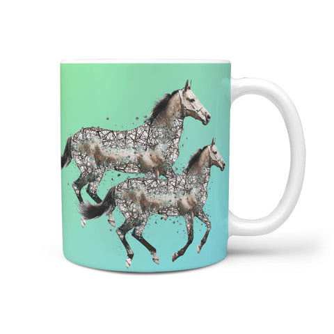 Quarter Horse Art Print 360 Mug