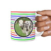 Normande Cattle (Cow) Print 360 White Mug