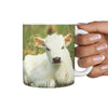 Chillingham cattle (Cow) Print 360 White Mug