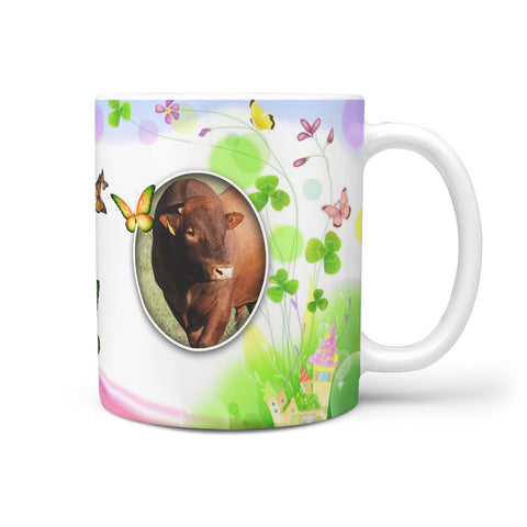 Bonsmara Cattle (Cow) Print 360 White Mug