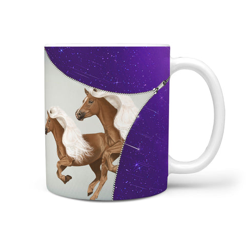 Haflinger Horse Art Print 360 Mug