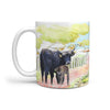 Heck Cattle (Cow) Print 360 White Mug