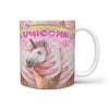 'Creamy' Unicorn Print 360 White Mug