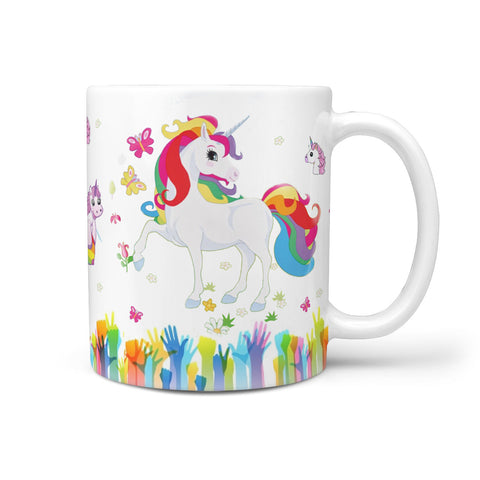 Amazing Unicorn Art Print 360 White Mug