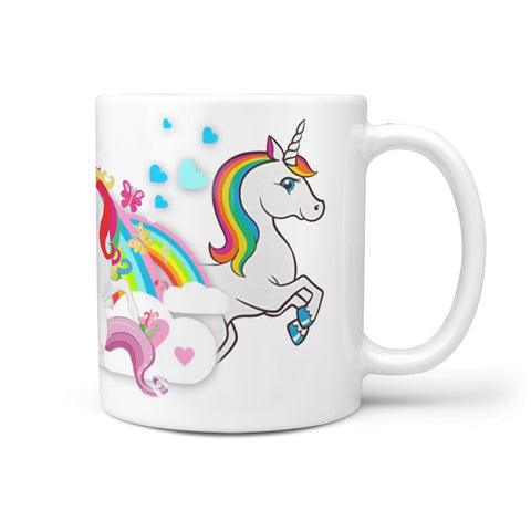Magical Unicorn Print 360 White Mug