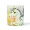 Unicorn Art Print 360 White Mug