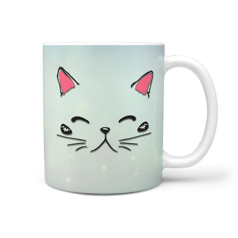 Lovely Cat Design Print 360 Mug