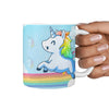 Flying Unicorn Print 360 White Mug