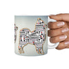 Pomeranian Dog Love Print 360 Mug