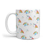 Cute Unicorn Pattern Print 360 White Mug