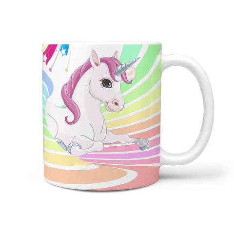 Amazing Unicorn Print 360 White Mug