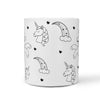 Unicorn Clip art Print 360 White Mug