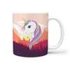 Morning Unicorn Print 360 White Mug