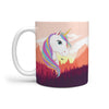 Morning Unicorn Print 360 White Mug