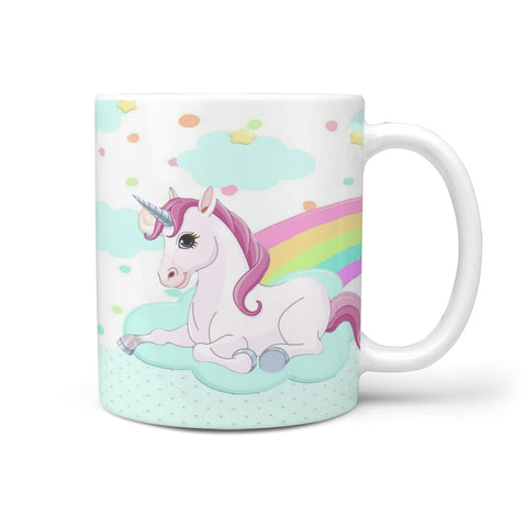 Cute Unicorn Print 360 White Mug