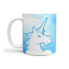 Smiley Unicorn Print 360 White Mug