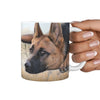 Cute German Shepherd Print 360 Mug