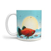 Platies Fish Print 360 White Mug