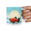 Platies Fish Print 360 White Mug