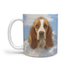 Cute Basset Hound Print 360 Mug