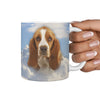 Cute Basset Hound Print 360 Mug