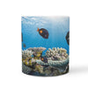 Achilles Tang Fish Print 360 White Mug