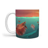 Siamese fighting Fish (Betta Fish) Print 360 White Mug