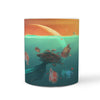 Siamese fighting Fish (Betta Fish) Print 360 White Mug