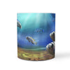 Afra Cichlid Fish Print 360 White Mug