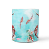 Koi Fish Print 360 White Mug