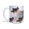 Black Moor Goldfish Print 360 White Mug