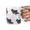 Black Moor Goldfish Print 360 White Mug