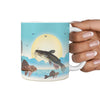 Sucker-Mouth Catfish Print 360 White Mug