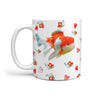 Oranda Fish Print 360 White Mug