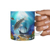 Corydoras paleatus Fish Print 360 White Mug