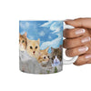 Lovely Munchkin Cat On Rushmore Print 360 Mug