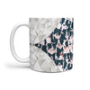 Border Collie Dog In Lots Print 360 Mug