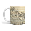 Norwegian Forest cat Mount Rushmore Print 360 White Mug