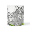 Sphynx Cat Mount Rushmore Print 360 White Mug