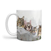 Norwegian Forest Cat On Mount Rushmore Print 360 Mug