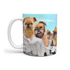 Brussels Griffon Dog Mount Rushmore Print 360 White Mug