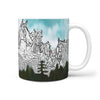 American Quarter Horse Mount Rushmore Art Print 360 White Mug