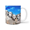 Limited Edition-Dalmatian Dog On Mount Rushmore Print 360 Mug