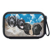 Black Labrador On Mount Rushmore Print Bluetooth Speaker