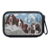 English Springer Spaniel Dog On Mount Rushmore Print Bluetooth Speaker