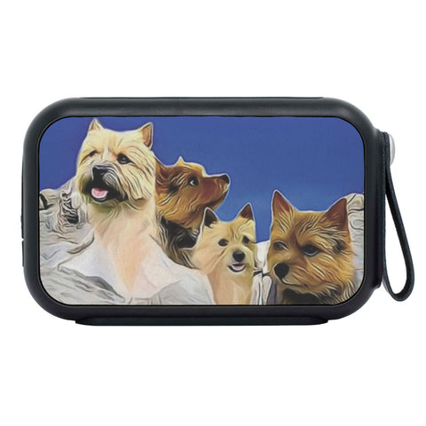 Norwich Terrier Mount Rushmore Print Bluetooth Speaker