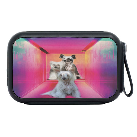 Chinese Crested Dog Print Bluetooth Speaker