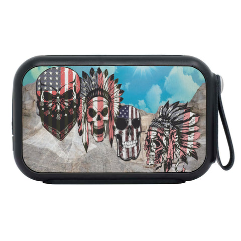 Native Americans Costume Mount Rushmore Print Bluetooth Speaker